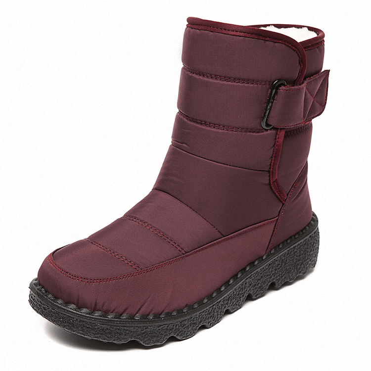 SnowStep™ – Wasserdichte, rutschfeste & angenehm warme Winterstiefel für Damen [50% Rabatt]