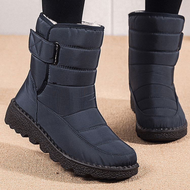 SnowStep™ – Wasserdichte, rutschfeste & angenehm warme Winterstiefel für Damen [50% Rabatt]