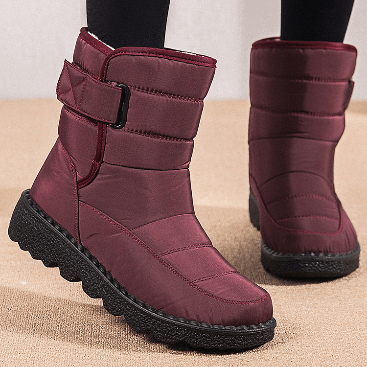 SnowStep™ – Wasserdichte, rutschfeste & angenehm warme Winterstiefel für Damen [50% Rabatt]