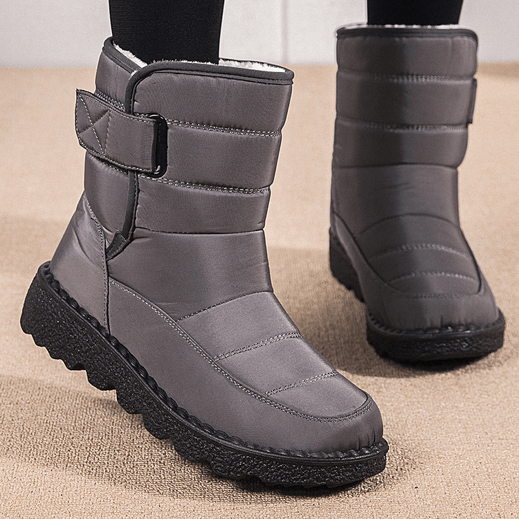SnowStep™ – Wasserdichte, rutschfeste & angenehm warme Winterstiefel für Damen [50% Rabatt]
