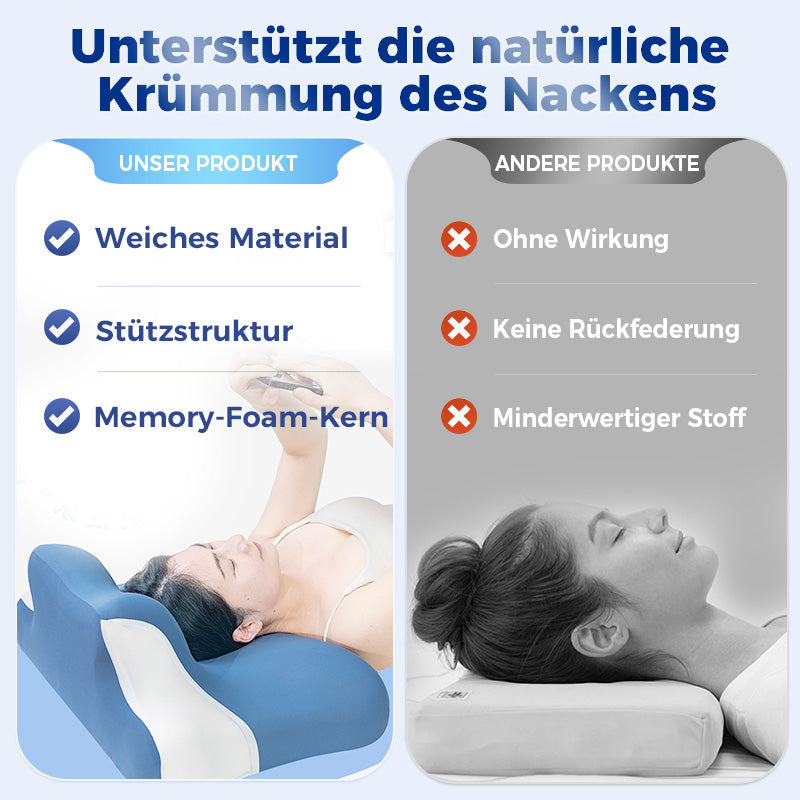 SleepEase™ – Memory-Foam-Kissen für optimalen Schlafkomfort und sanfte Unterstützung [50% Rabatt]