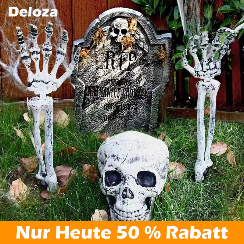 Graveyard™ – Totenkopf-Gartendekoration Figur Statue [50% Rabatt]