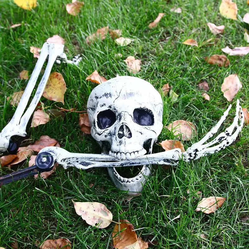 Graveyard™ – Totenkopf-Gartendekoration Figur Statue [50% Rabatt]