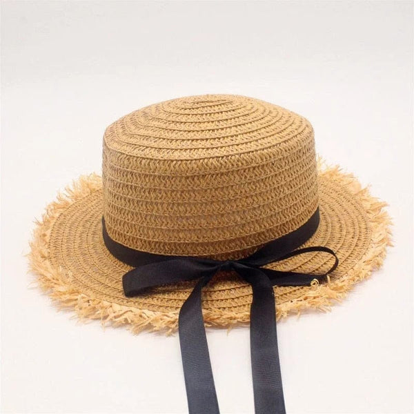 Eleganter Sonnenhut mit Schleifenakzent für Damen