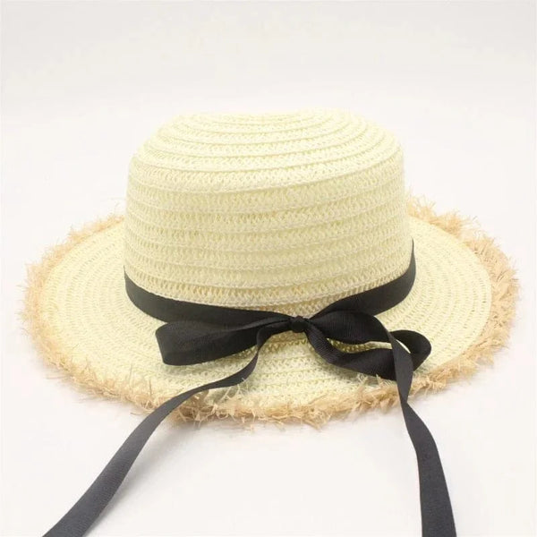 Eleganter Sonnenhut mit Schleifenakzent für Damen