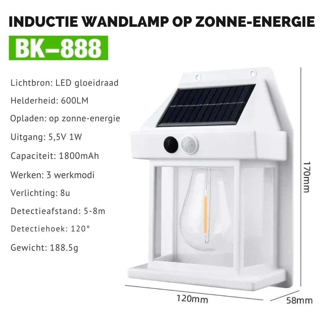 Glowify™ – Solarbetriebene LED-Wandleuchte für Außenbereiche [50% Rabatt]