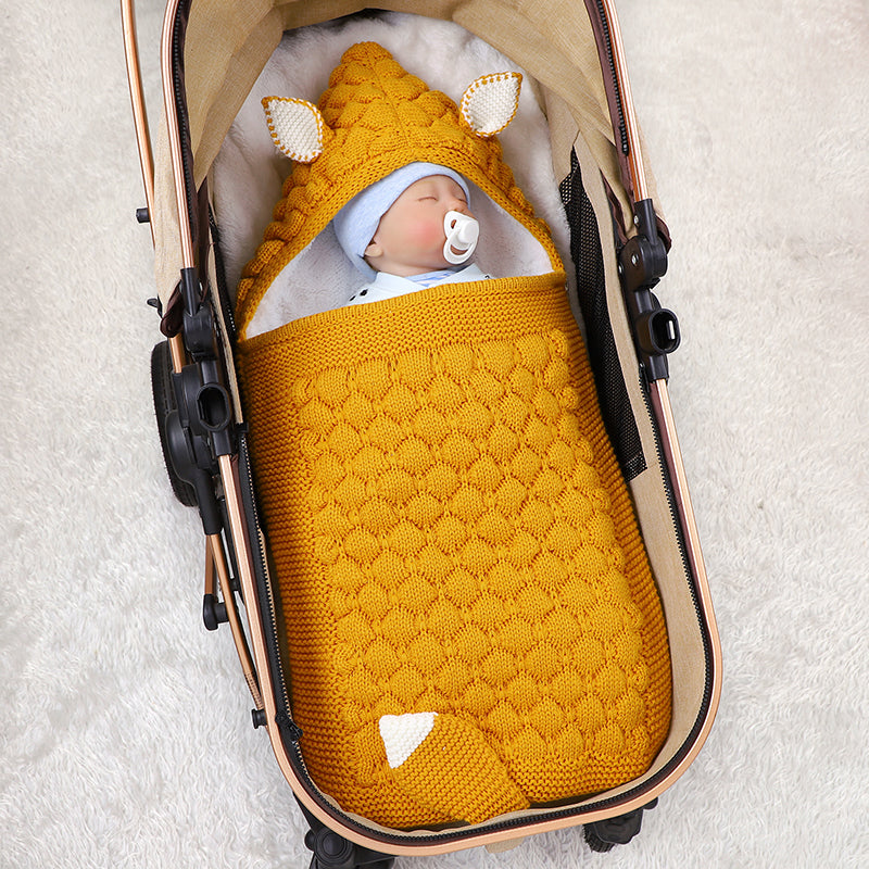 Warmer Gestrickter Babyschlafsack Für Ruhige Nächte product image 4
