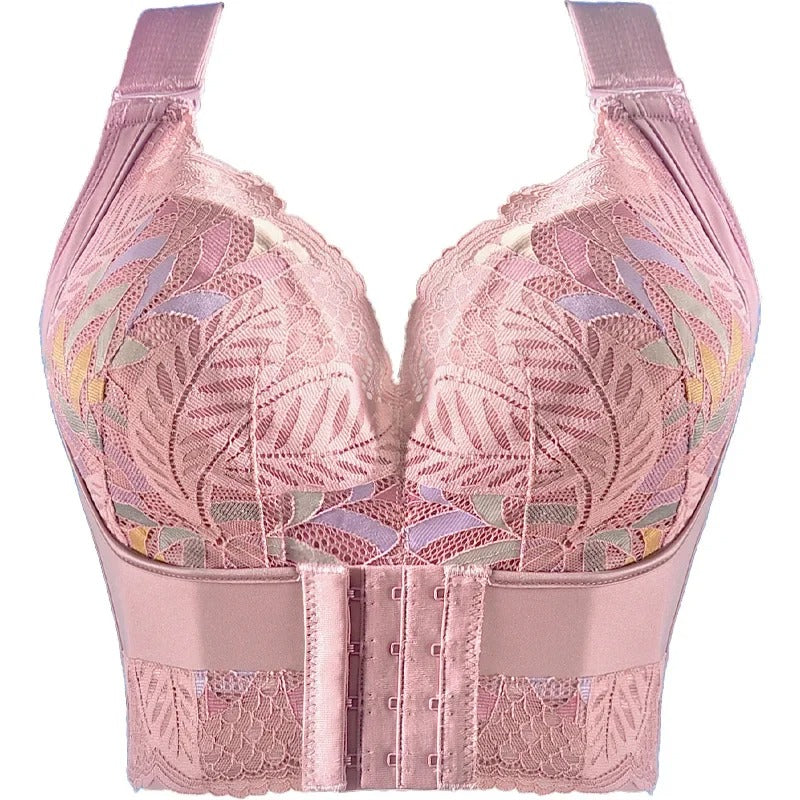 Eleganter Push-Up-BH Mit Bügel Und Blumenmuster Für Frauen