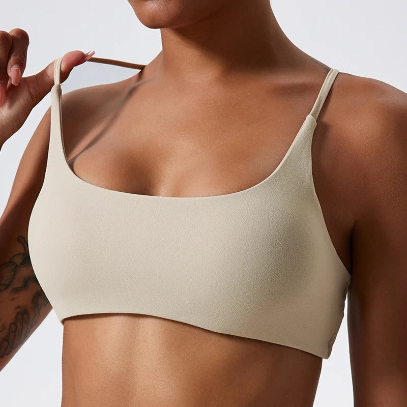 Superweicher Cross-Back-Sport-BH Mit Frontverschluss Für Frauen