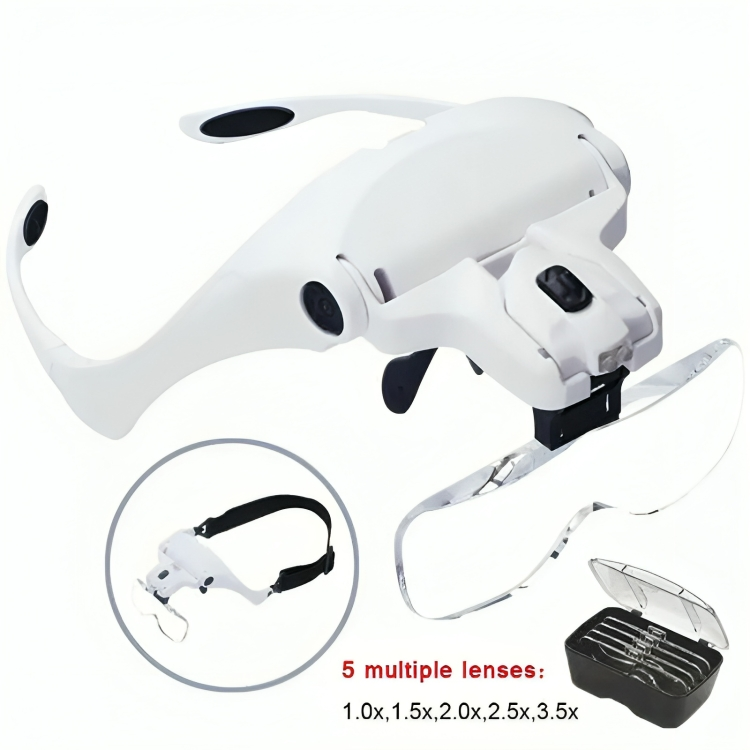 FocusLens™ – Lupenstirnband mit hellem LED-Licht für besonders präzises Arbeiten [50% Rabatt]