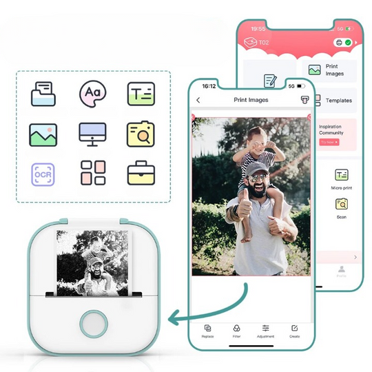 NanoPrint™ – Tragbarer Mini-Drucker für unkomplizierte, mobile Ausdrucke [50 % Rabatt]